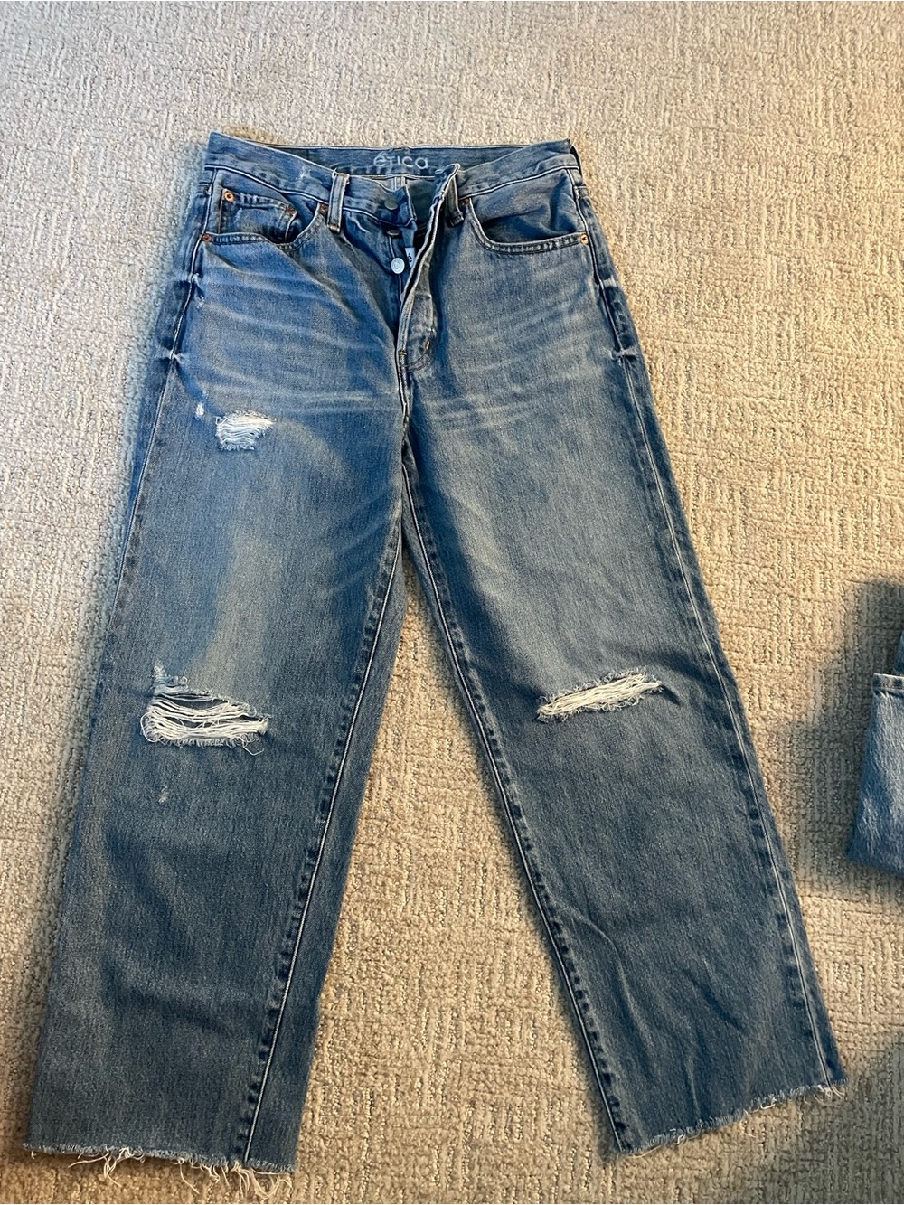 Etica jeans in Tyler Vintage Straight